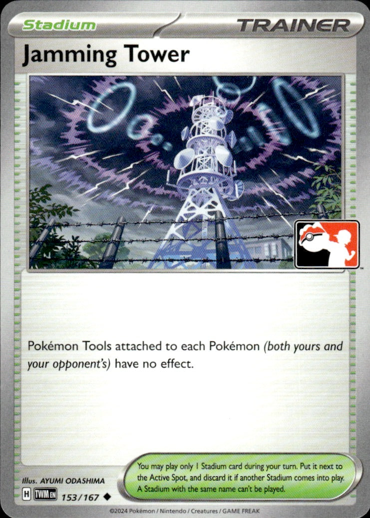 Jamming Tower 153/167 Uncommon Prize Pack Series Cards Pokemon Lightly Played