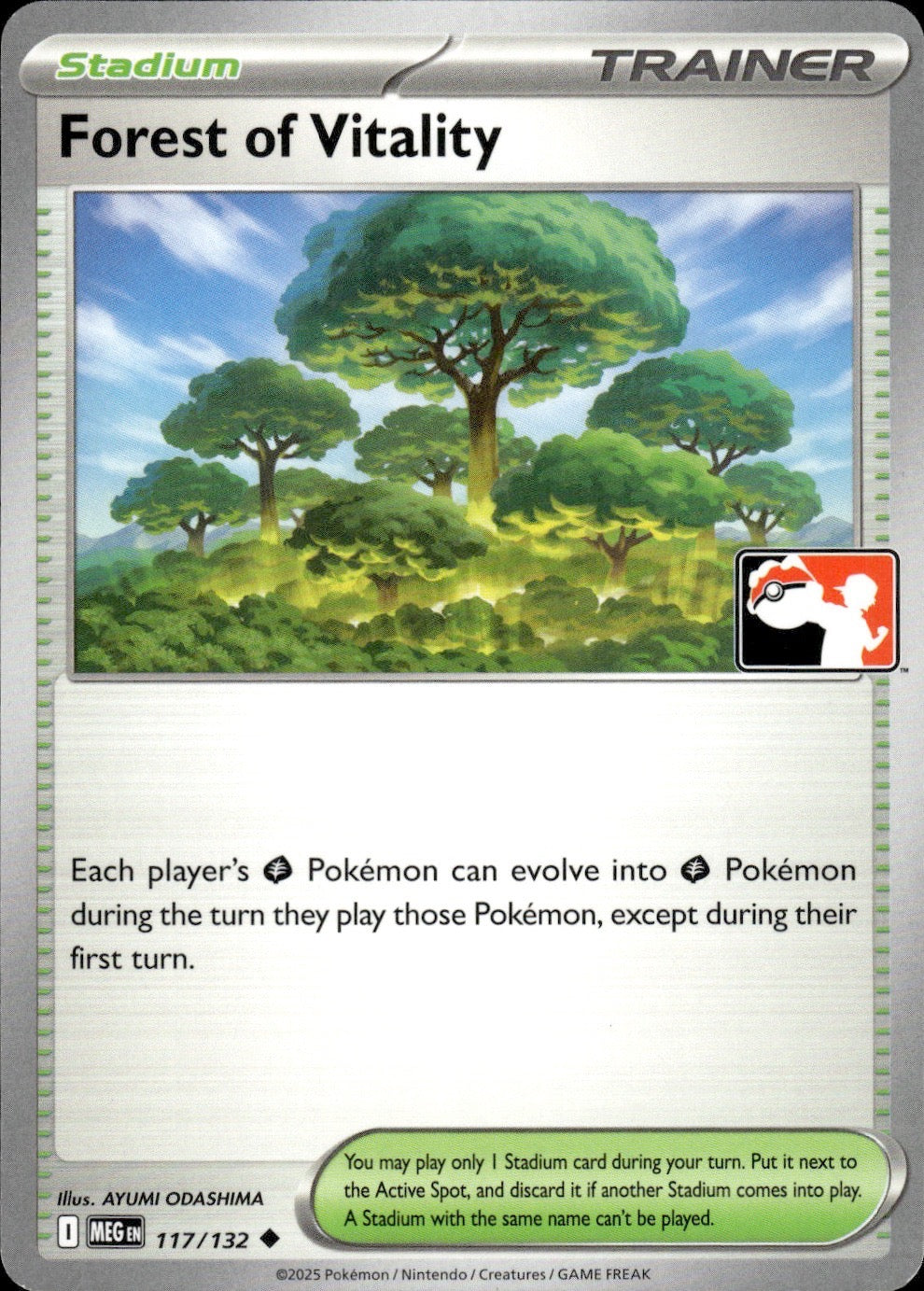 Forest of Vitality 117/132 Uncommon Prize Pack Series Cards Pokemon Near Mint