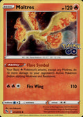 Moltres 012/078 Holo Rare Pokemon GO Pokemon Lightly Played