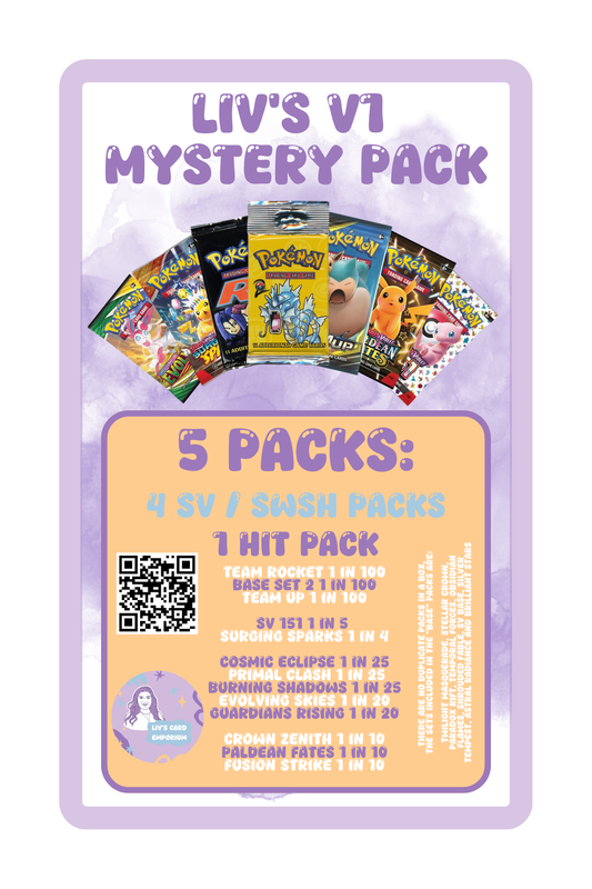 Liv's Card Emporium Pokemon Mystery Pack Wave 1