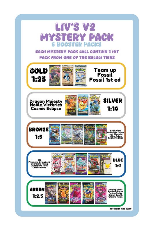 Liv's Card Emporium Pokemon Mystery Pack Wave 2