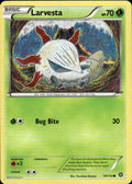 Larvesta 14/114 Common Steam Siege Pokemon Lightly Played