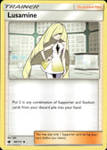 Lusamine 96/111 Uncommon Crimson Invasion Pokemon Lightly Played