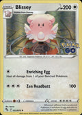 Blissey 052/078 Holo Rare Pokemon GO Pokemon Lightly Played