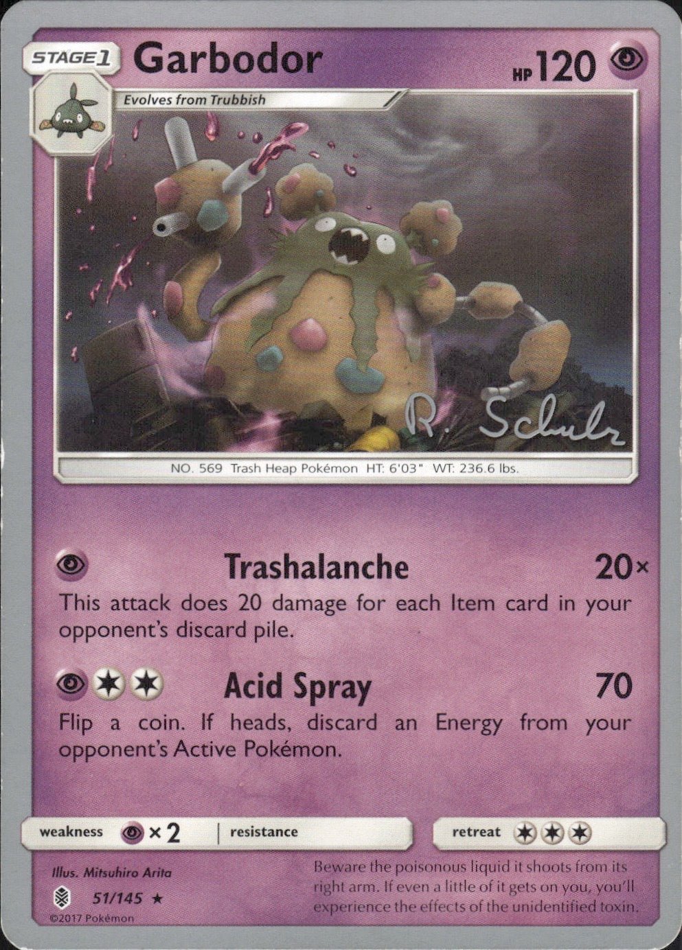 Garbodor (51) (Robin Schulz) 51/145 Rare World Championship Decks Pokemon LP