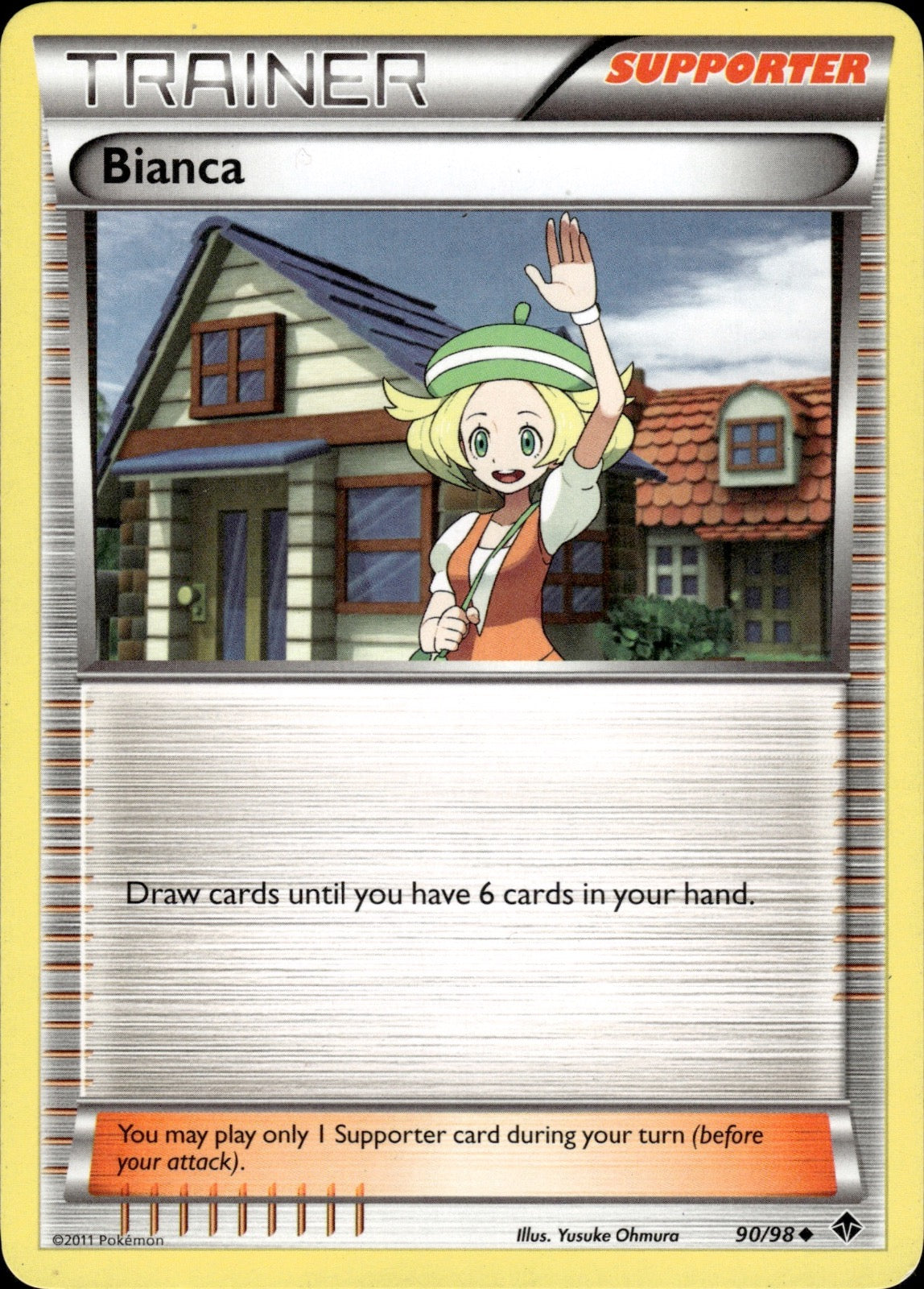 Bianca 90/98 Uncommon Emerging Powers Pokemon Lightly Played