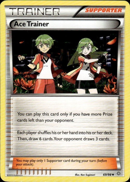 Ace Trainer 69/98 Uncommon Ancient Origins Pokemon Lightly Played