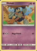 Golett 43/73 Common Shining Legends Pokemon Lightly Played