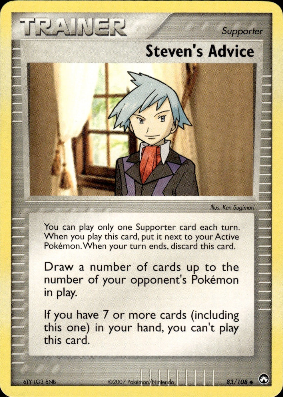 Steven's Advice 83/108 Uncommon Power Keepers Pokemon Lightly Played