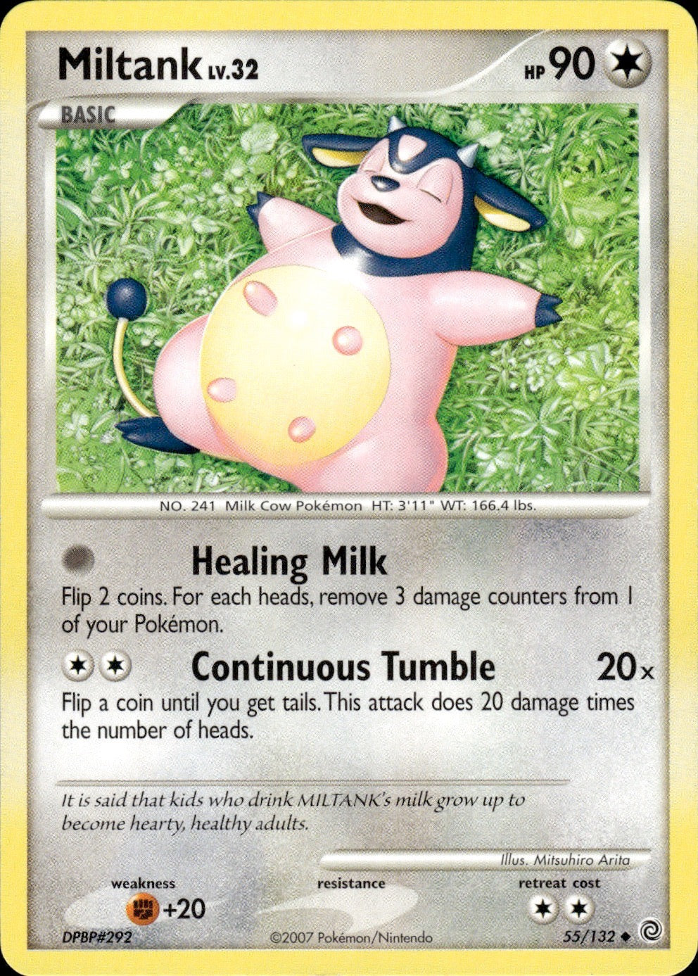 Miltank 55/132 Uncommon Secret Wonders Pokemon Lightly Played
