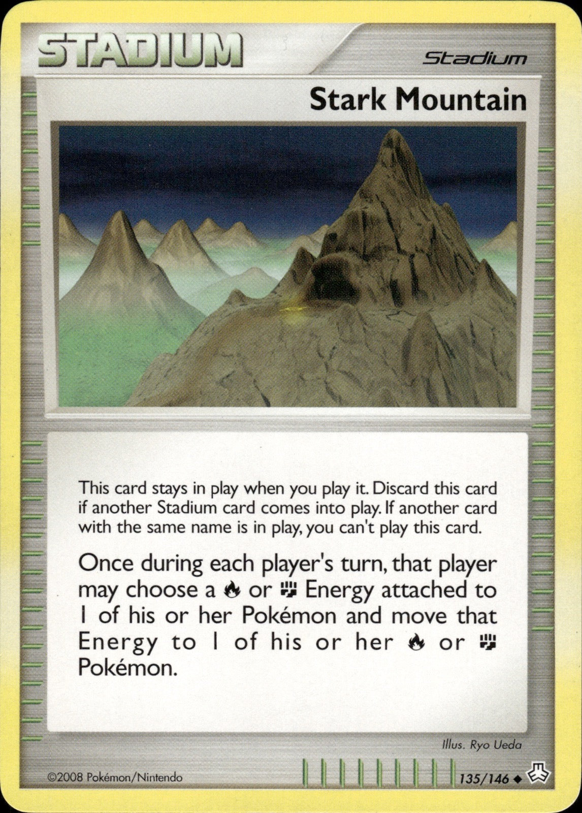 Stark Mountain 135/146 Uncommon Legends Awakened Pokemon Lightly Played