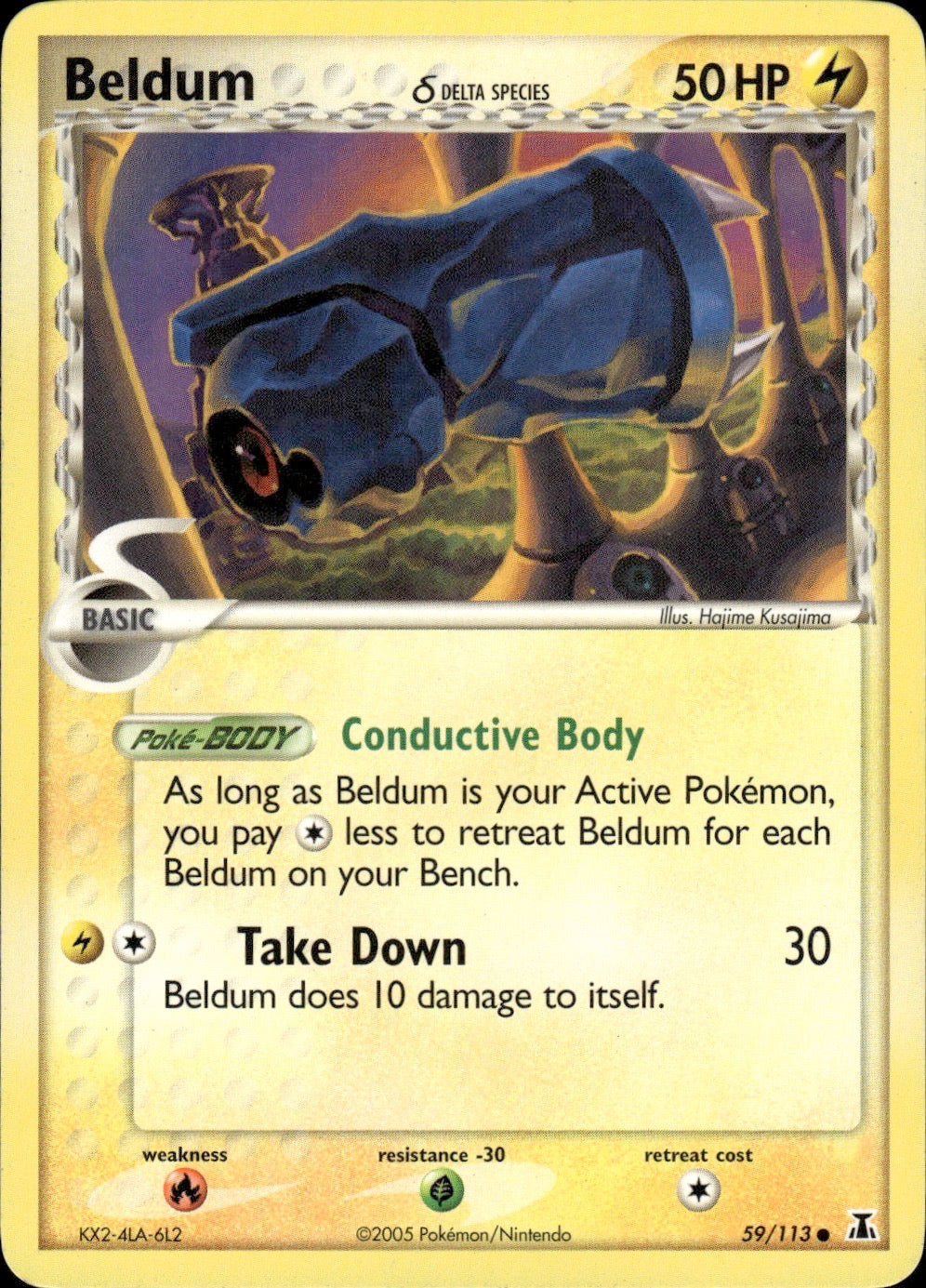 Beldum 59/113 Common Delta Species Pokemon Lightly Played