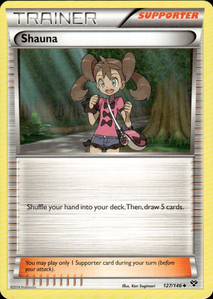Shauna 127/146 Uncommon XY Base Set Pokemon Lightly Played