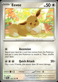 Eevee 135/167 Common Twilight Masquerade Pokemon Lightly Played