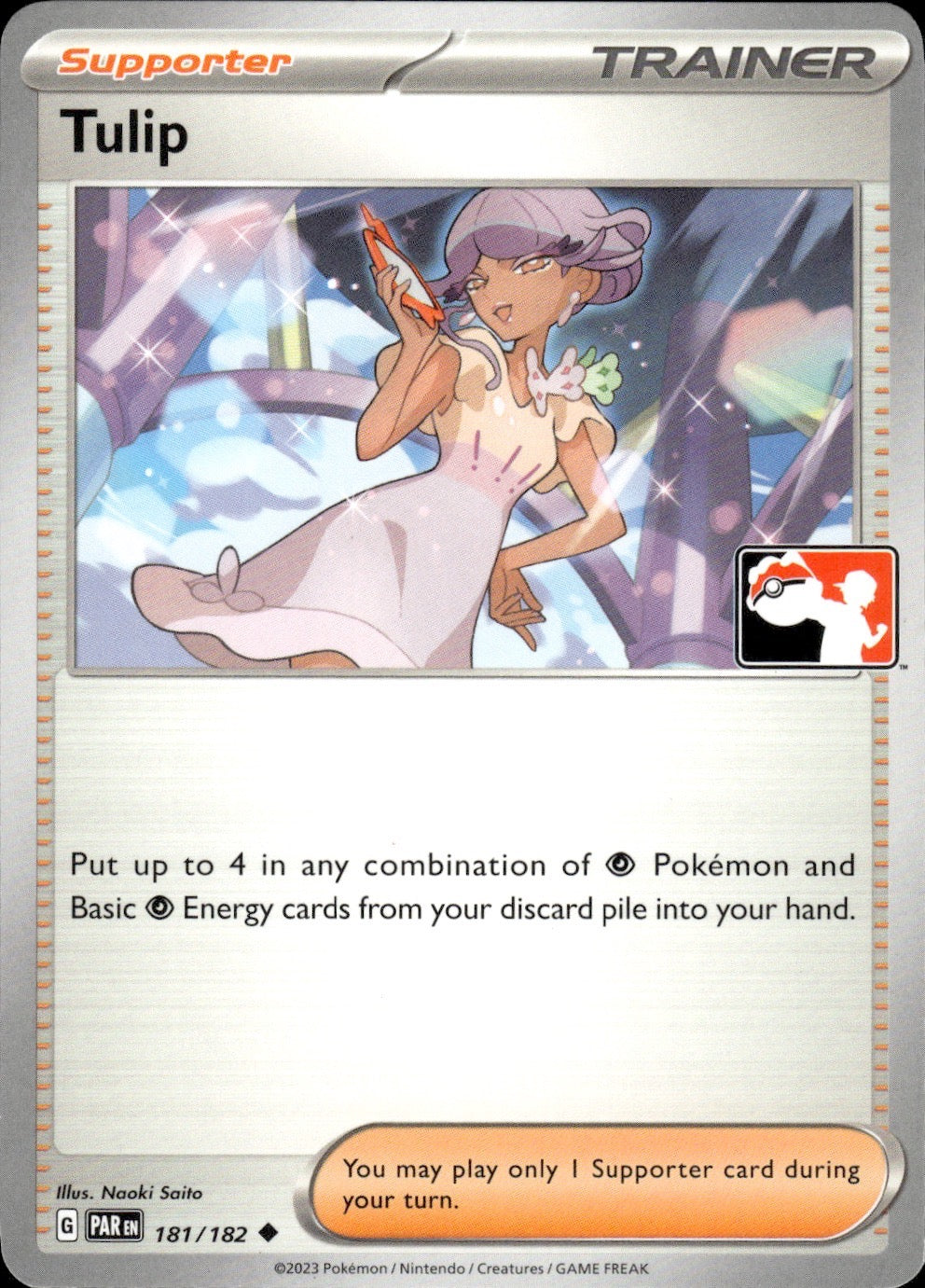 Tulip 181/182 Uncommon Prize Pack Series Cards Pokemon Near Mint