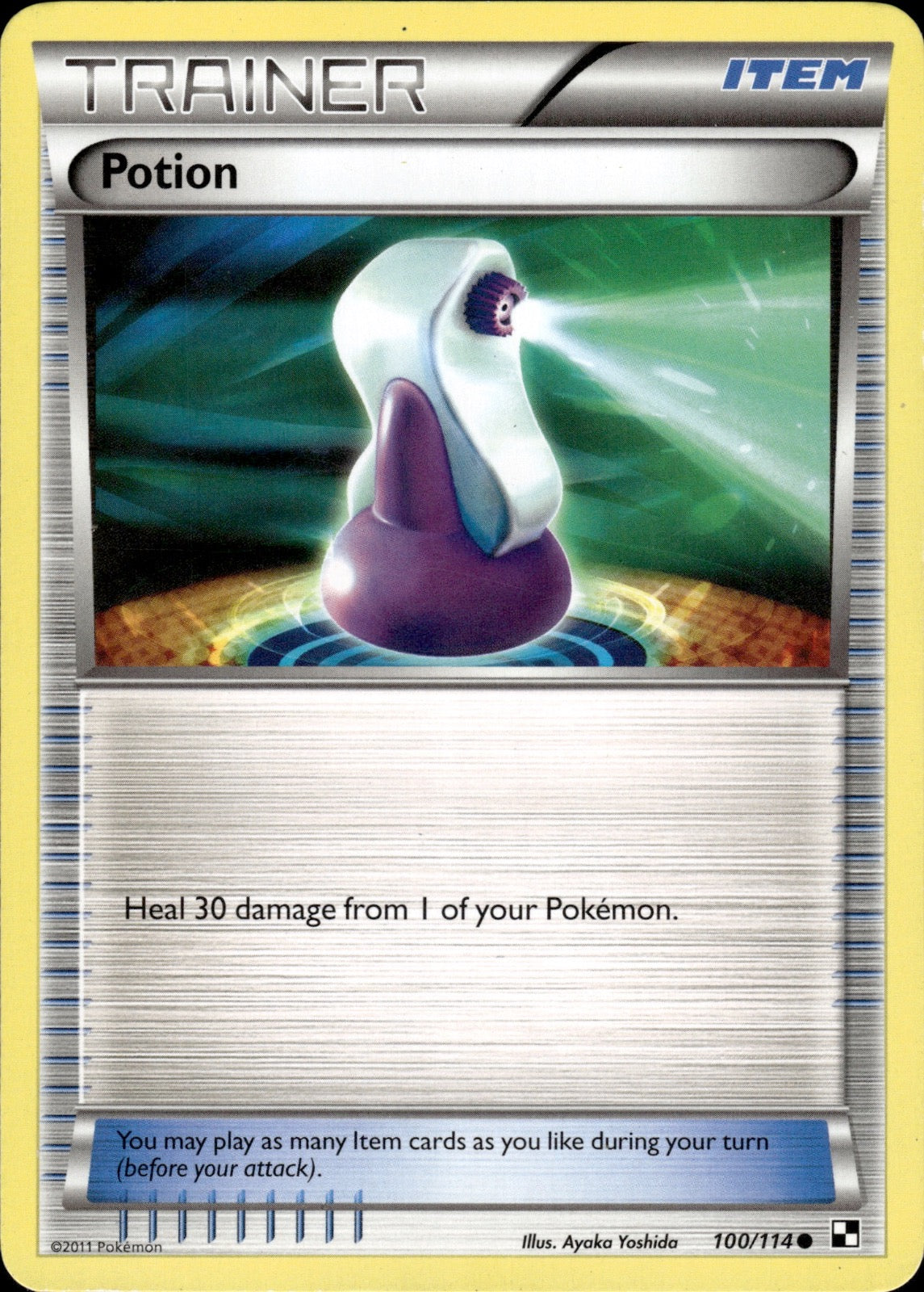 Potion 100/114 Common Black & White Pokemon Lightly Played