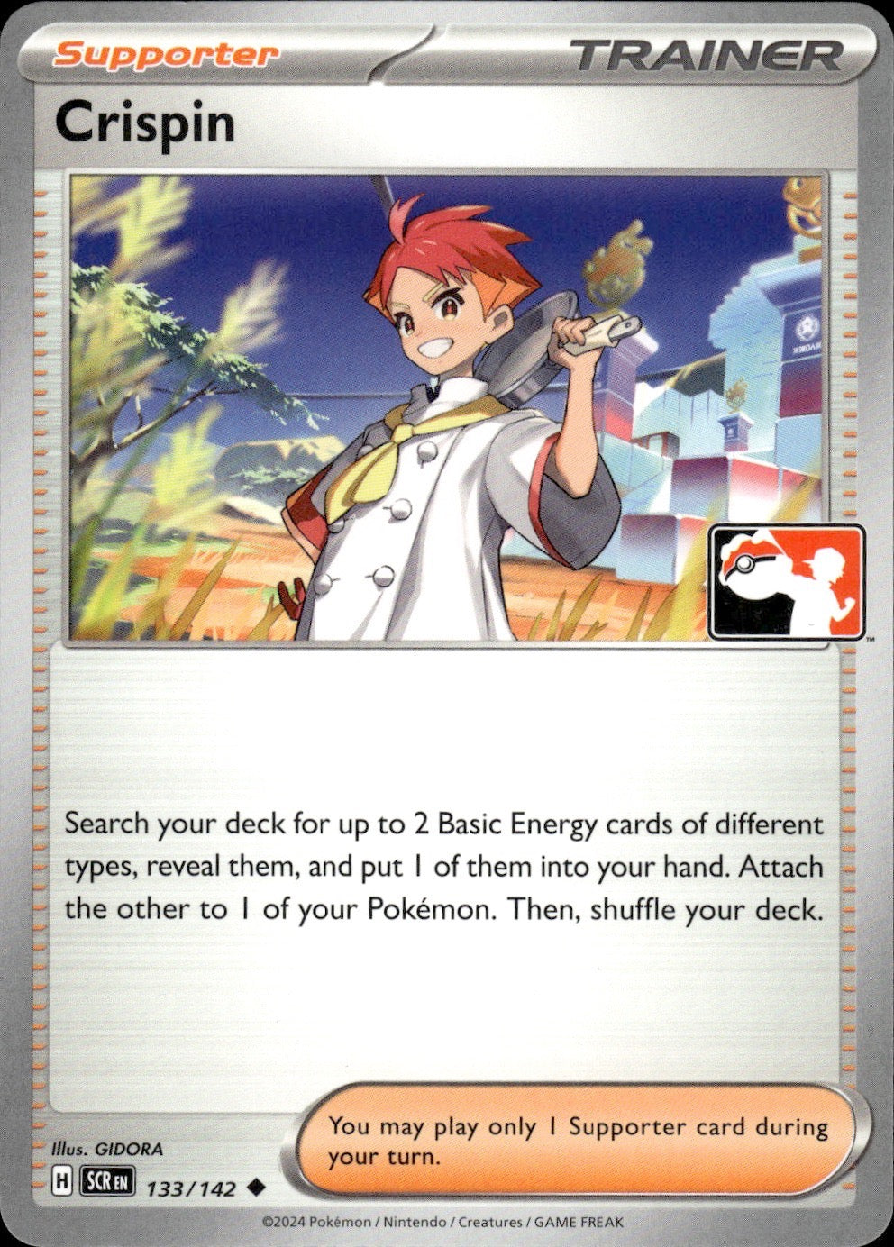 Crispin 133/142 Uncommon Prize Pack Series Cards Pokemon Near Mint
