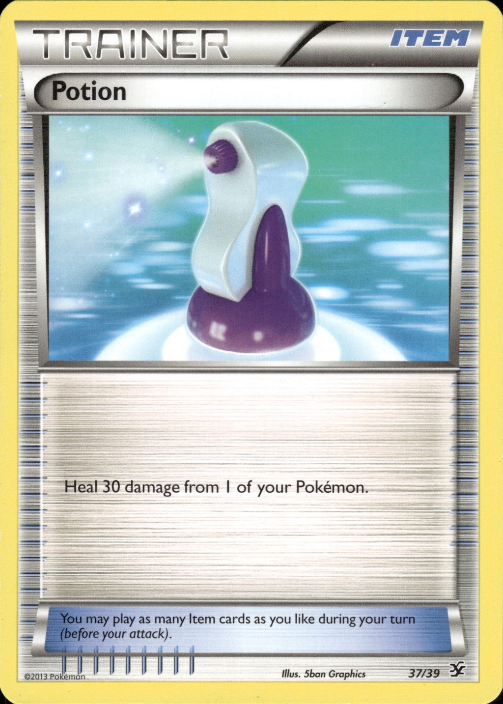 Potion 37/39 Kalos Starter Set Pokemon Lightly Played