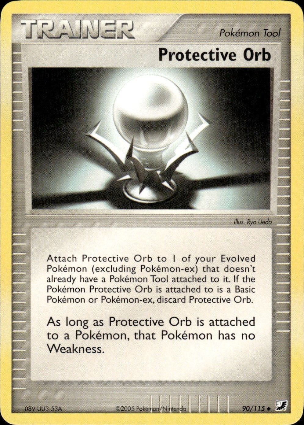Protective Orb 90/115 Uncommon Unseen Forces Pokemon Lightly Played
