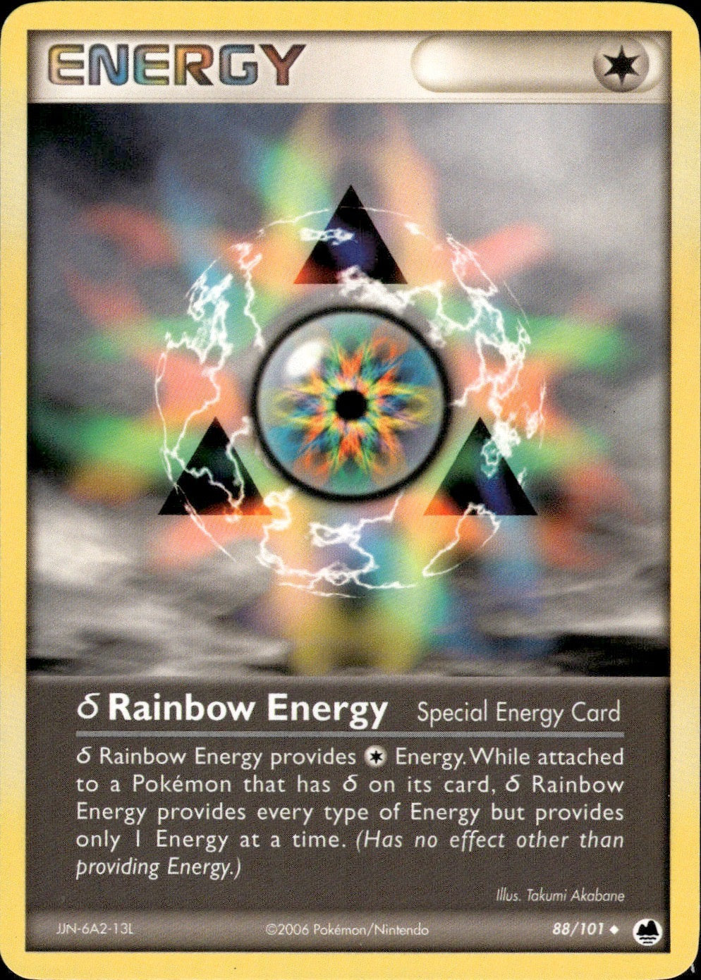Rainbow Energy 88/101 Uncommon Dragon Frontiers Pokemon Lightly Played