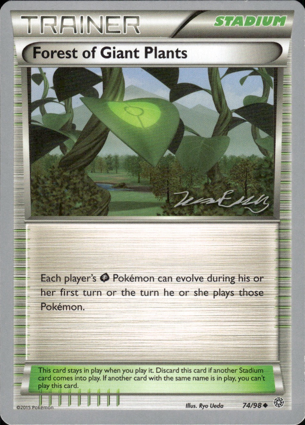 Forest of Giant Plants (Jesper Eriksen) 74/98 World Championship Pokemon LP