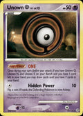 Unown [O] 70/132 Uncommon Secret Wonders Pokemon Lightly Played