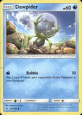Dewpider 45/149 Common SM Base Set Pokemon Lightly Played