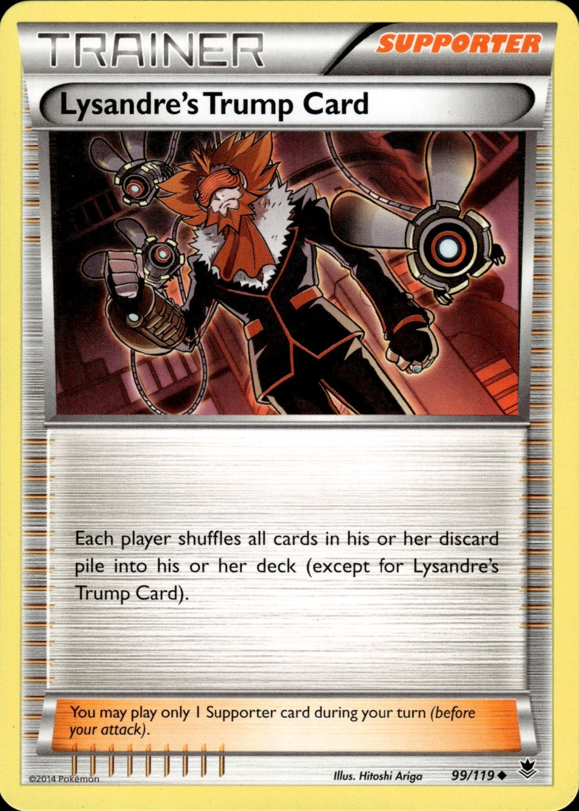 Lysandre's Trump Card 99/119 Uncommon Phantom Forces Pokemon Lightly Played