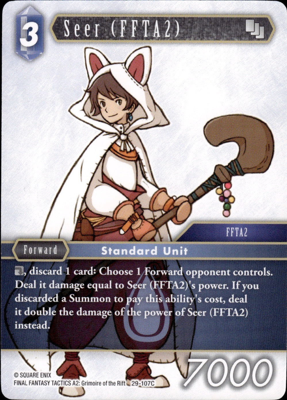 Seer (FFTA2) 29-107C Common Blissful Eternity Final Fantasy Near Mint