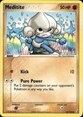 Meditite 56/100 Common Crystal Guardians Pokemon Lightly Played
