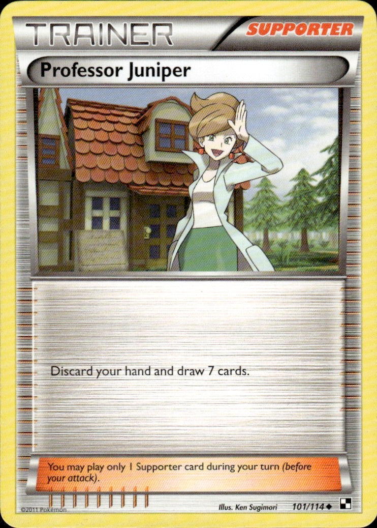 Professor Juniper 101/114 Uncommon Black & White Pokemon Lightly Played