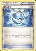 Dive Ball 125/160 Uncommon Primal Clash Pokemon Lightly Played