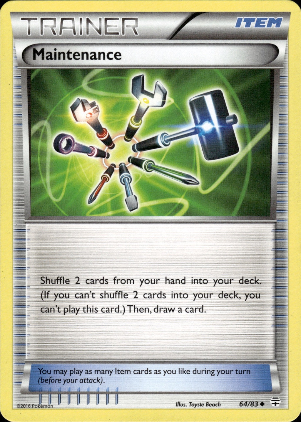 Maintenance 64/83 Uncommon Generations Pokemon Lightly Played
