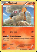 Torkoal 16/106 Uncommon Flashfire Pokemon Lightly Played