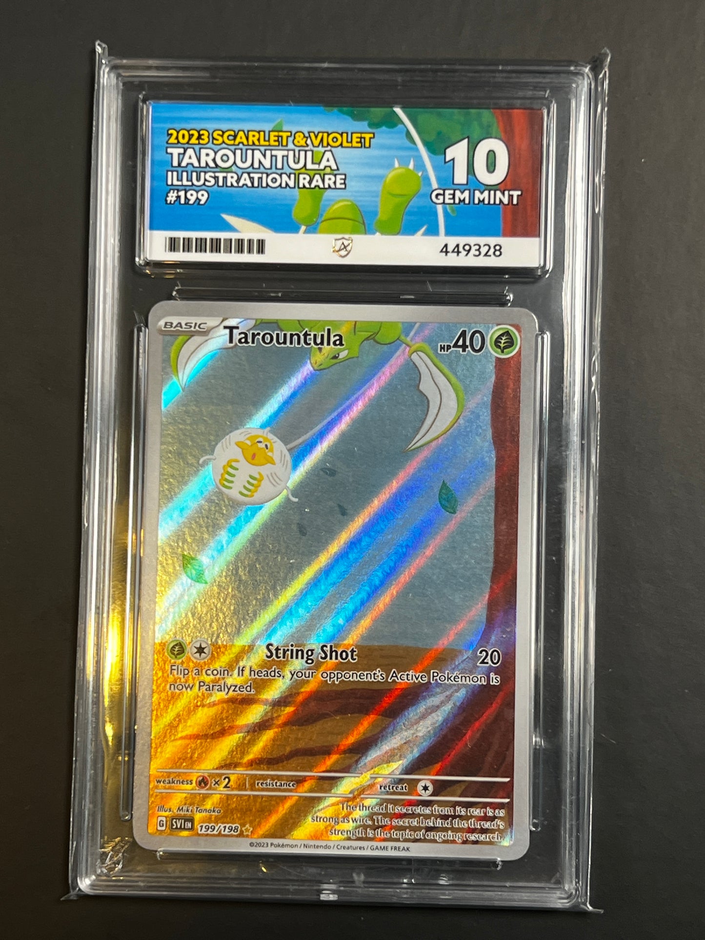 ACE 10 - Tarountula - Scarlet & Violet - 199/198 - Illustration Rare