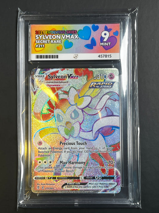 ACE 9 - 2021 - Sylveon VMAX - Evolving Skies - 211/203 - Secret Rare