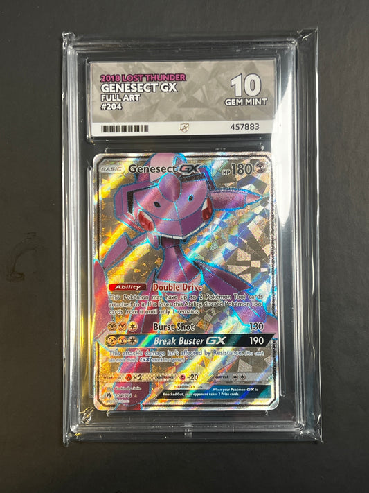 ACE 10 - 2018 - Genesect GX - Lost Thunder - 204/214 - Full Art