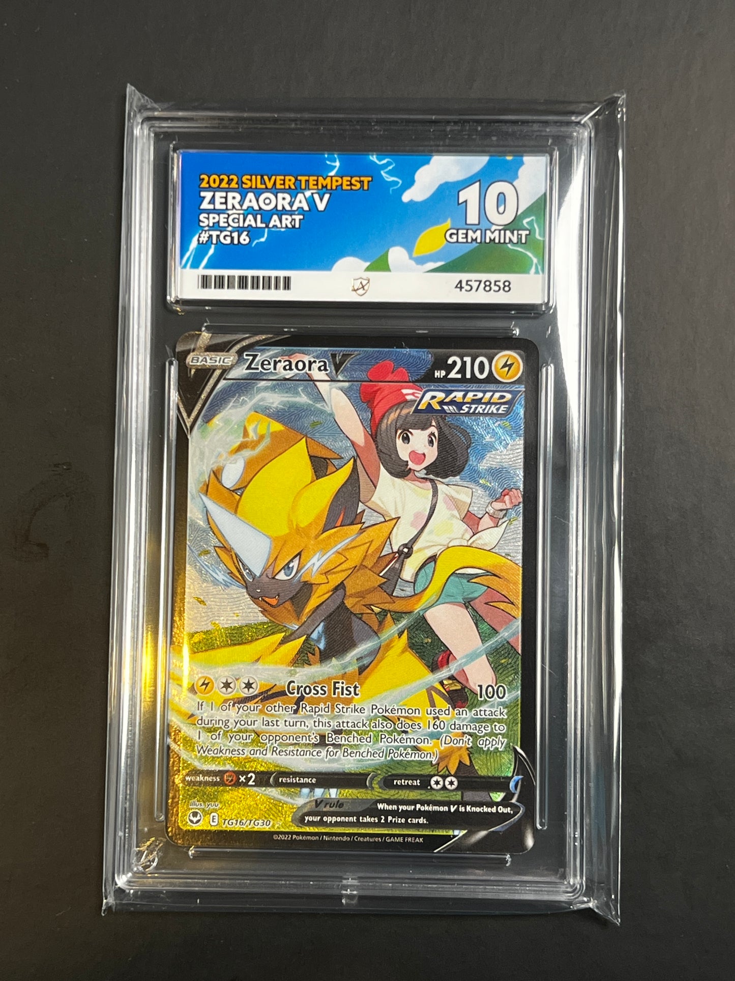 ACE 10 - 2022 - Zeraora V - Silver Tempest - TG16/TG30 - Special Art