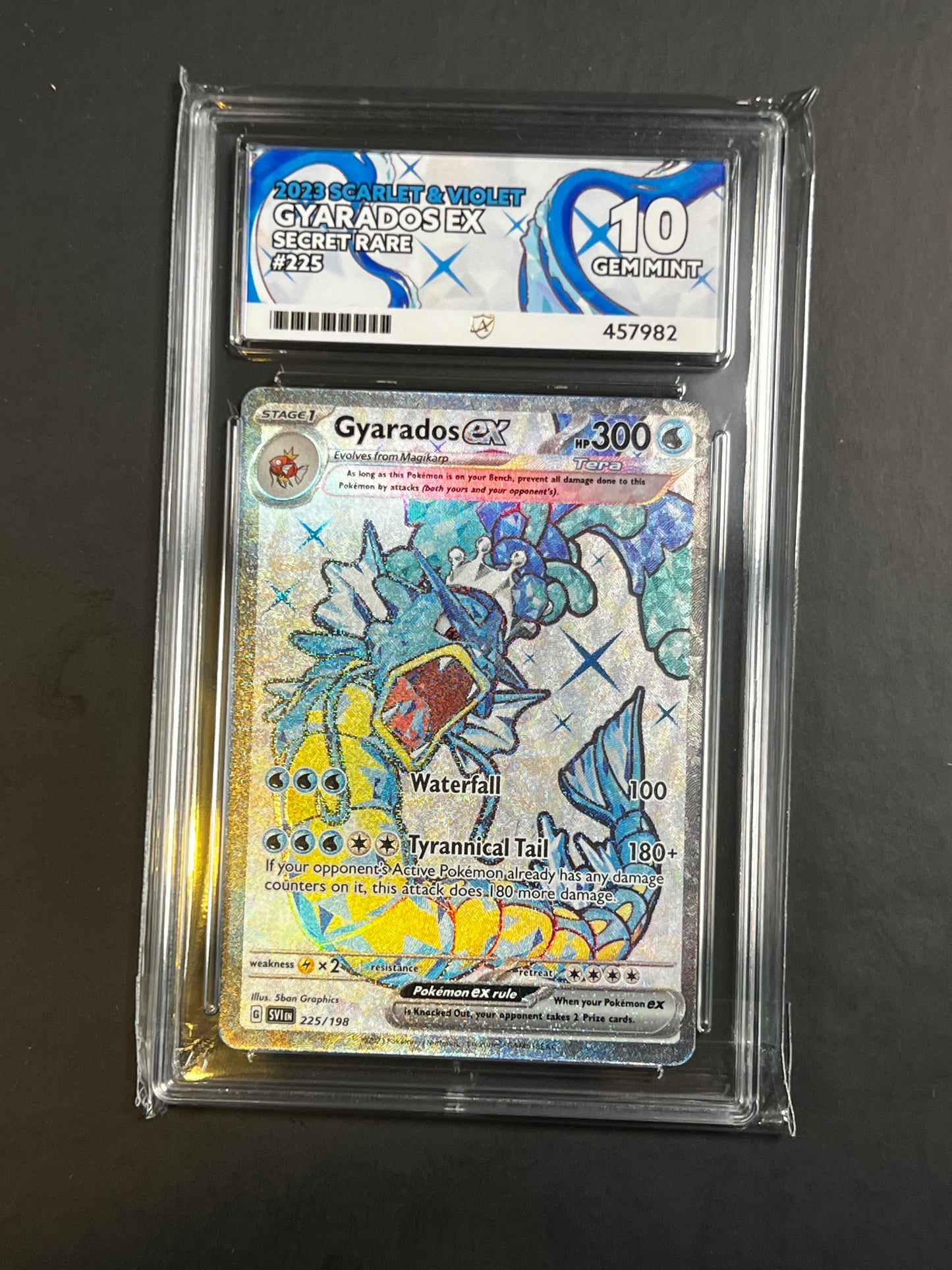 ACE 10 - 2023 - Gyarados ex - Scarlet & Violet - 225/198 - Secret Rare