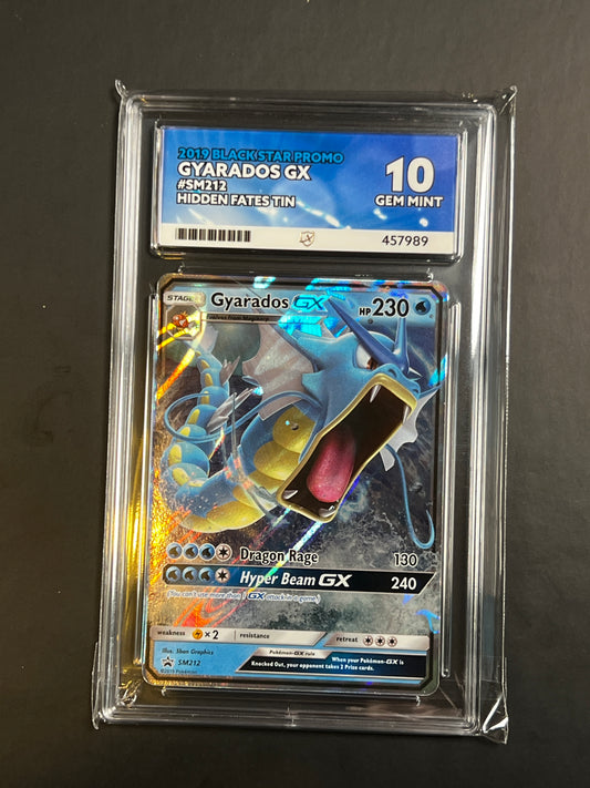 ACE 10 - 2019 - Gyarados GX - Black Star Promo - SM212 - Hidden Fates Tin