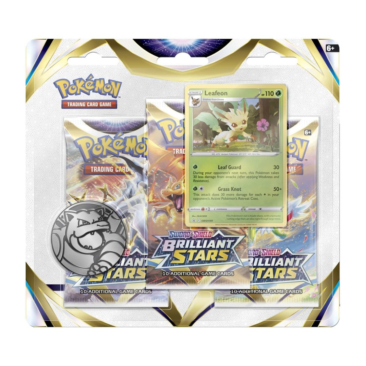 Brilliant Stars 3-Pack Blister (Leafeon)