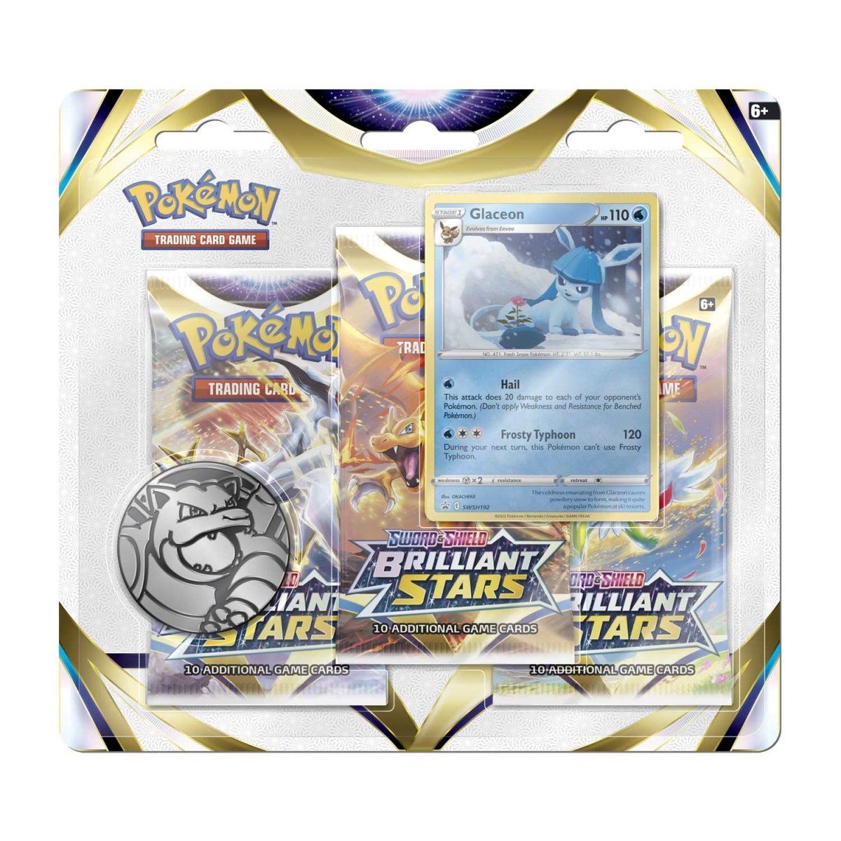 Brilliant Stars 3-Pack Blister (Glaceon)