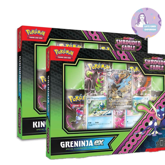 Shrouded Fable - Kingdra and Greninja EX Special Illustration Collection Boxes Bundle