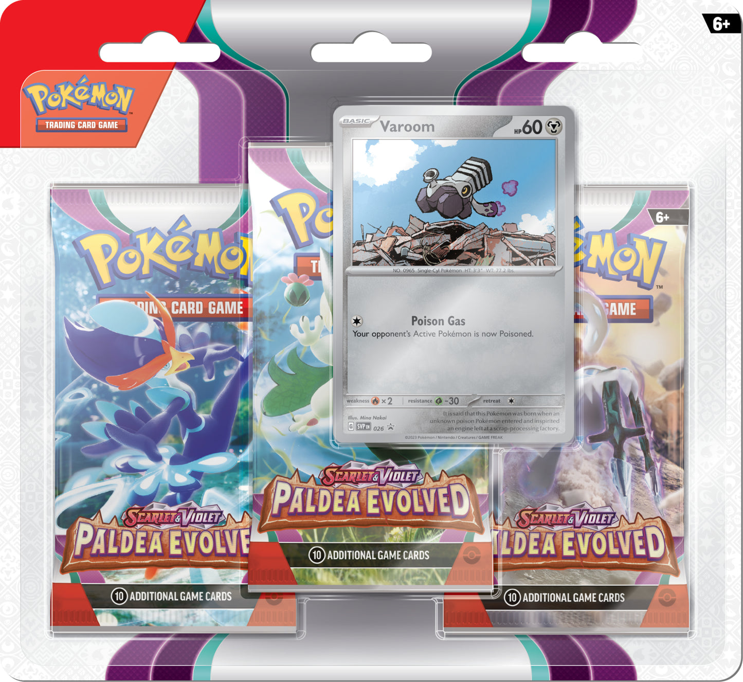 Paldea Evolved 3-Pack Blister (Varoom)
