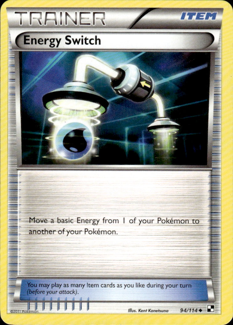 Energy Switch 94/114 Uncommon Black & White Pokemon Lightly Played