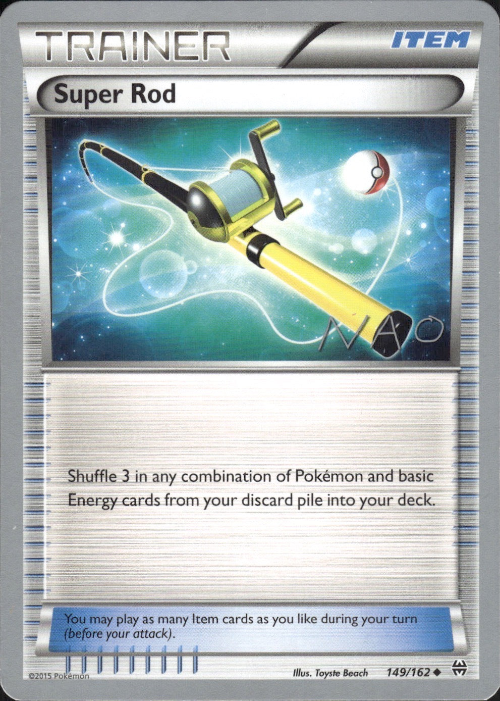 Super Rod (Naohito Inoue) 149/162 Uncommon World Championship Decks Pokemon LP