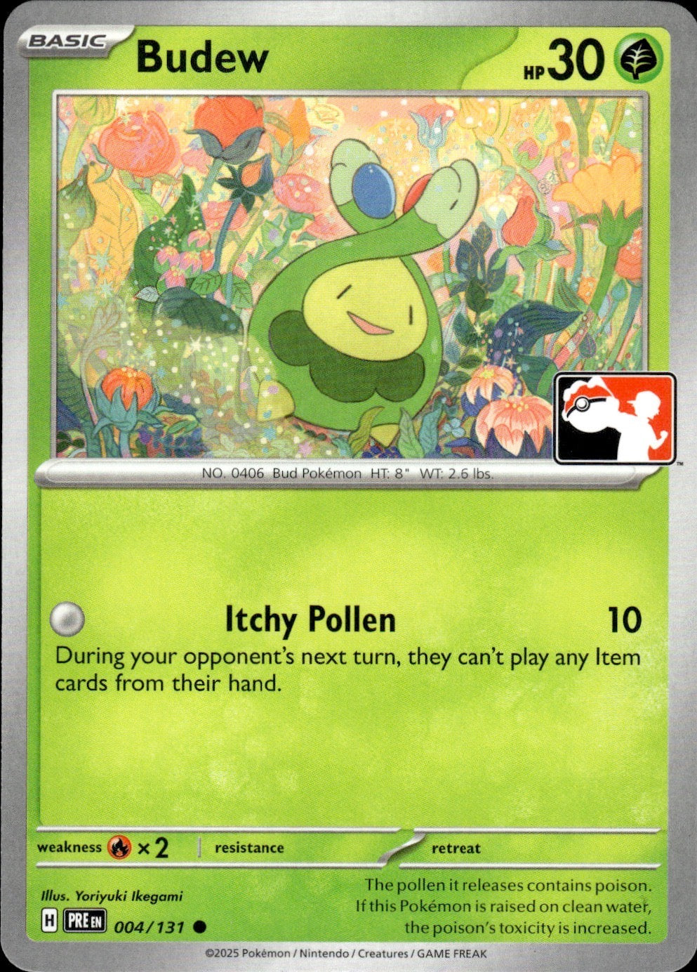 Budew 004/131 Common Prize Pack Series Cards Pokemon Near Mint