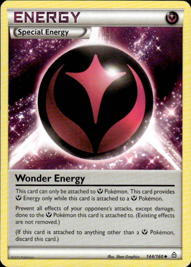 Wonder Energy 144/160 Uncommon Primal Clash Pokemon Lightly Played
