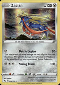 Zacian 094/159 Holo Rare Crown Zenith Pokemon Lightly Played