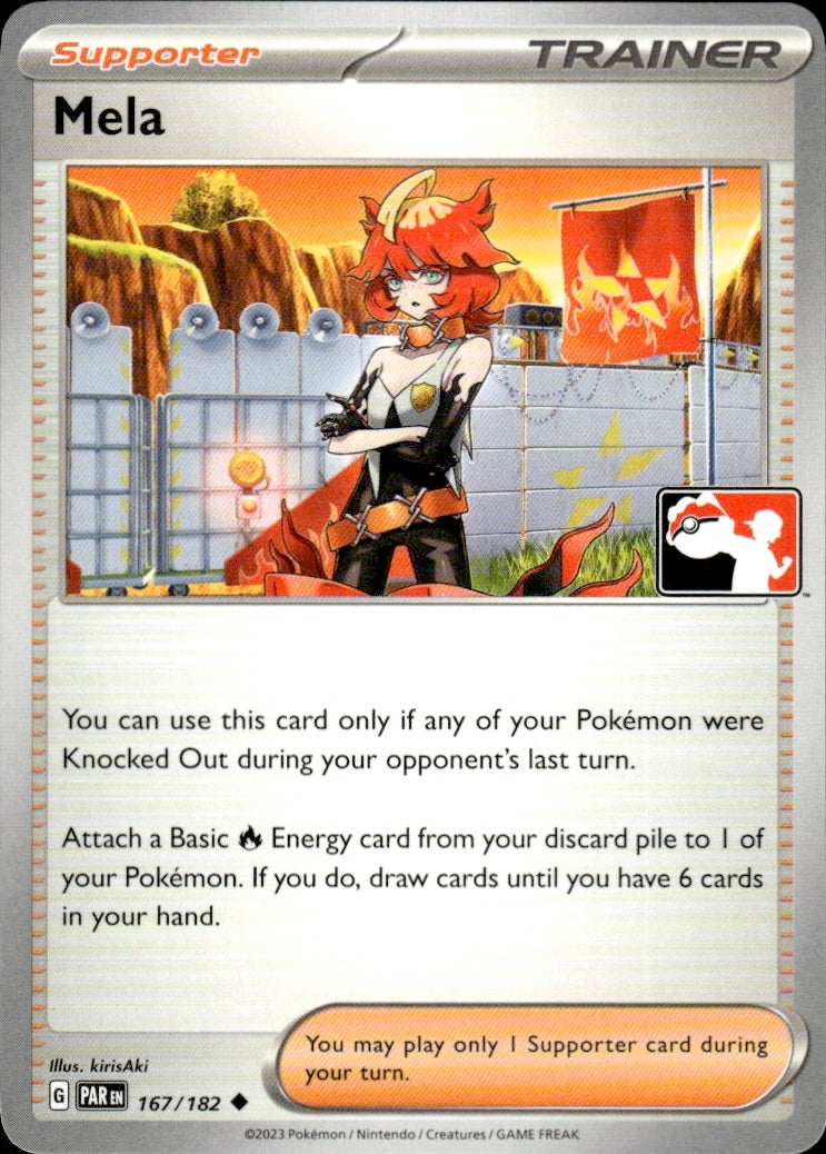 Mela 167/182 Uncommon Prize Pack Series Cards Pokemon Lightly Played